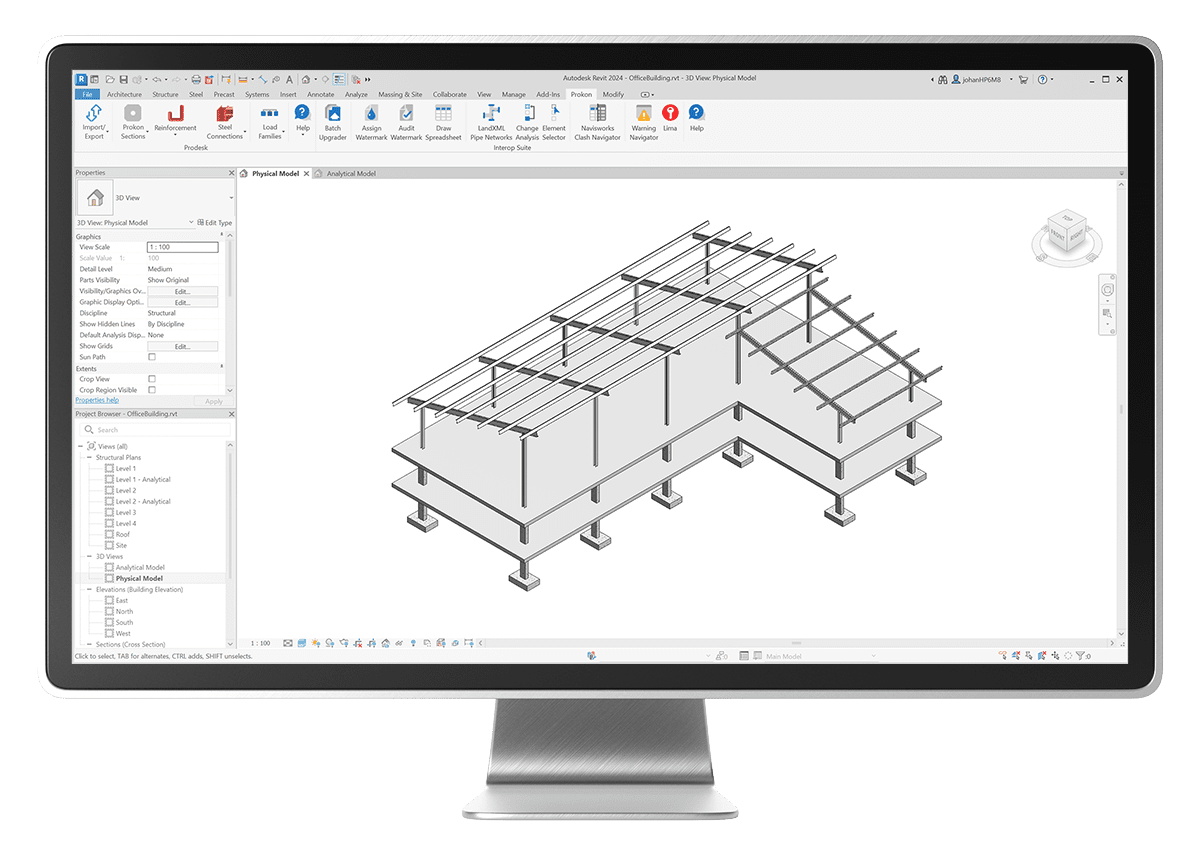 Image of related industry: Prodesk-01-Model-in-Autodesk-Revit-sample 