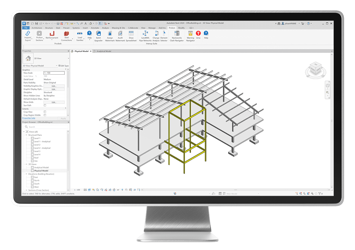 Image of related industry: Prodesk-04-Sumo-model-imported-to-Autodesk-Revit-sample 